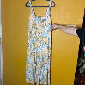 Liberty Love 1X NWOT Floral Sleeveless Maxi Dress. Washed twice, never worn.